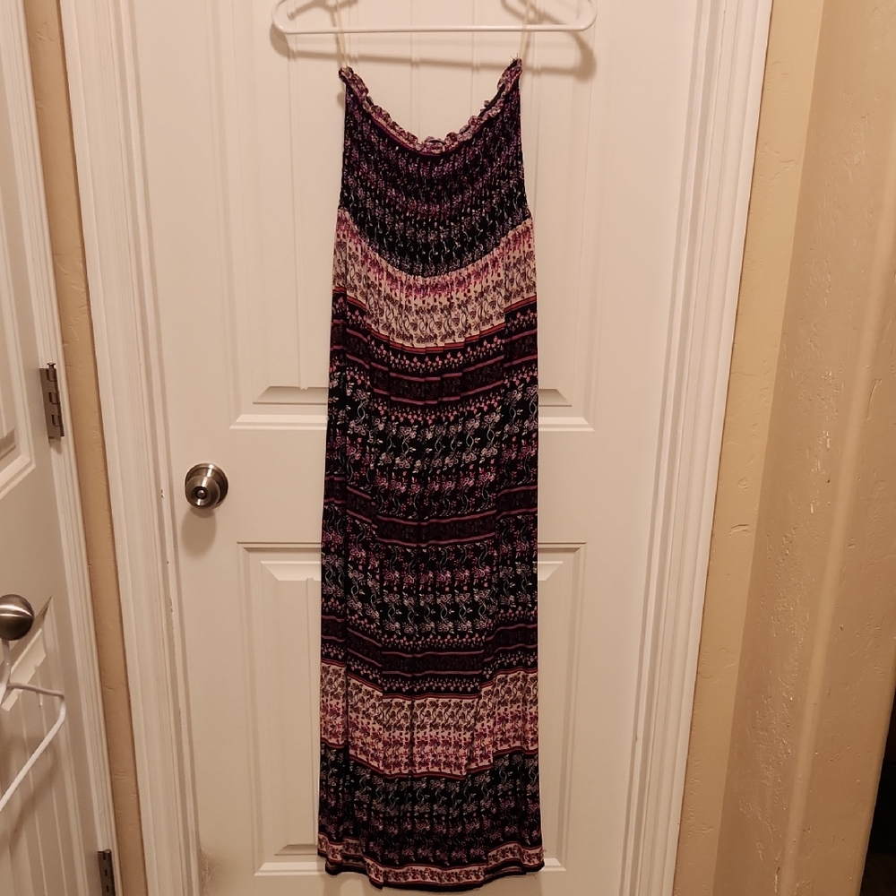 Elegant Multicolor Maxi Dress